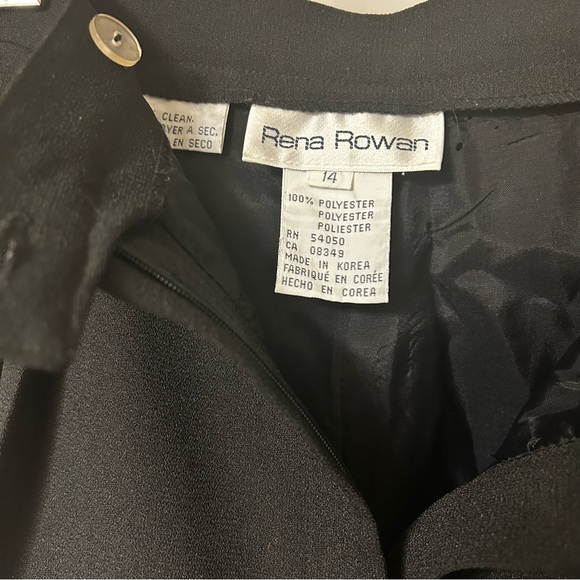 Rena Rowan New‎ Black High-Waisted pleated Trousers. Size 14 - Picture 9 of 12
